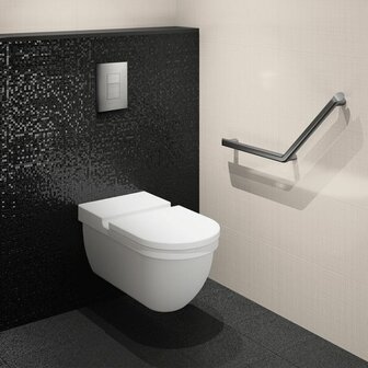 Toilet directe spoeling