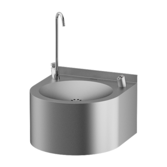 Automatische drinkfontein met flessenvuller