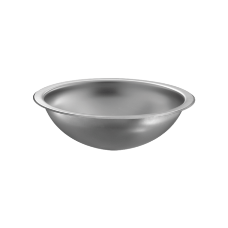 RVS ronde inbouw wastafel