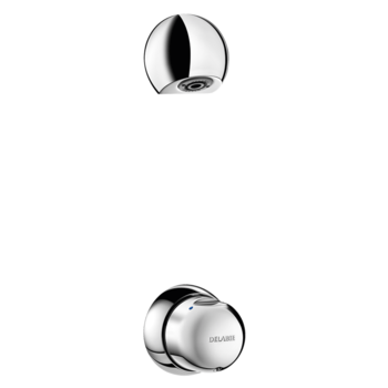zelfsluitende douchemengkraan voor installatie in technische ruimte